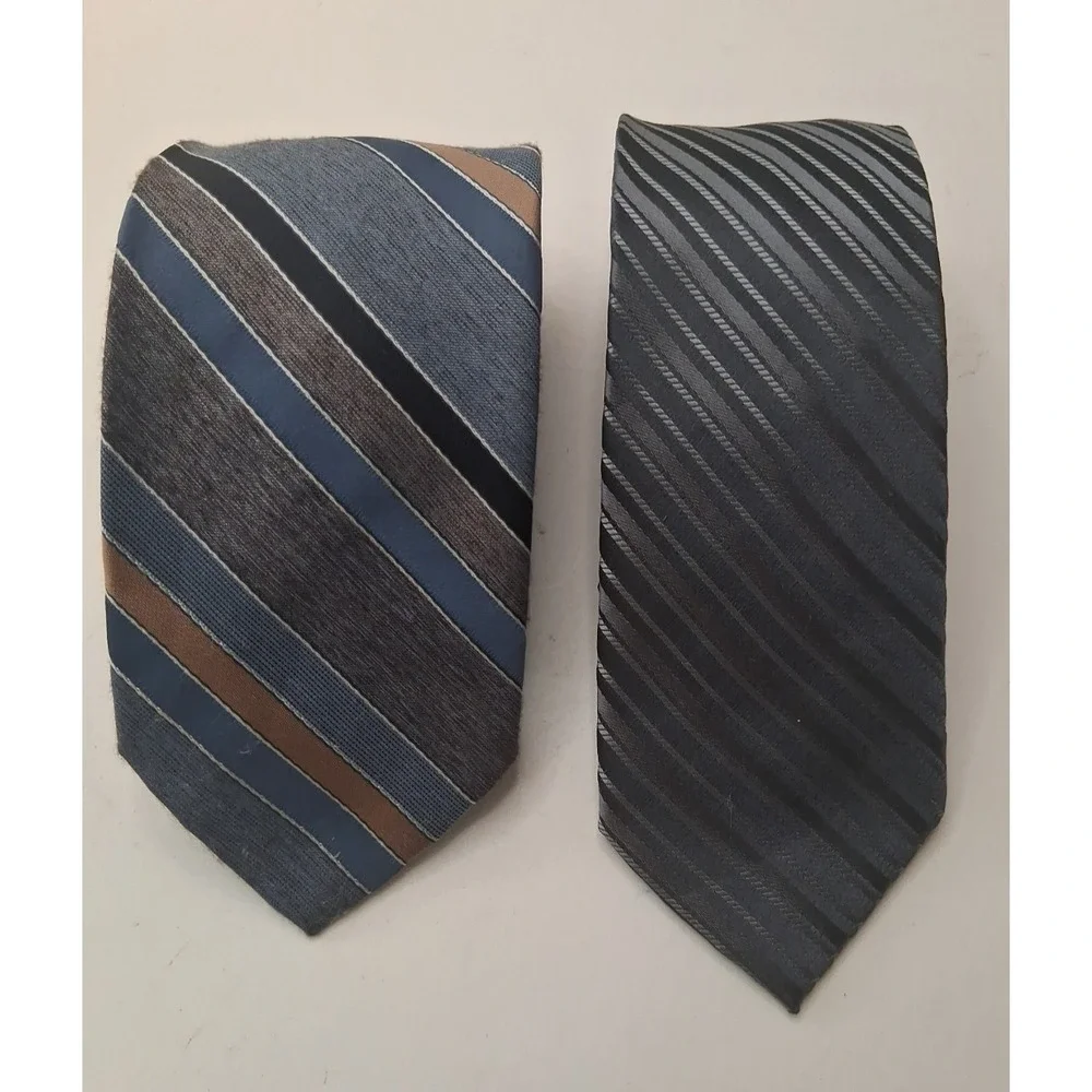 Lot of 23 VTG 60s - Modern Men's Neckties Polyester Blend Name Brands Clean Nice